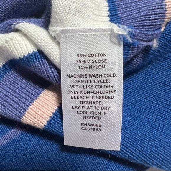 Halogen Women's Striped Long Sleeve Button Cuff Sweater, XS, NWT - Picture 10 of 10